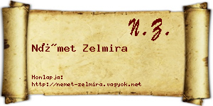 Német Zelmira névjegykártya